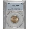 Image 1 : 1891 5C MS64 PCGS. PCGS Population (132/70). NGC C