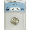 1902 5C MS65 ANACS. NGC Census: (145/36). PCGS Pop