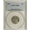 Image 1 : 1927 5C MS65 PCGS. PCGS Population (586/243). NGC