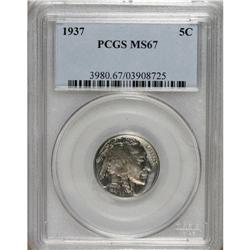 1937 5C MS67 PCGS. PCGS Population (242/4). NGC Ce