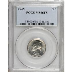 1938 5C MS66 Full Steps PCGS. PCGS Population (105