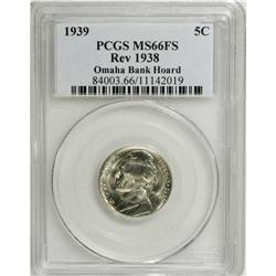 1939 5C Reverse of 1938 MS66 Full Steps PCGS. Ex: Omah