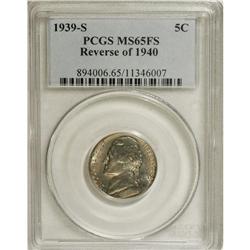 1939-S 5C Reverse of 1940 MS66 Full Steps PCGS. PCGS P