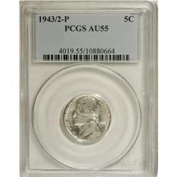 1943/2-P 5C AU55 PCGS. PCGS Population (0/0). NGC