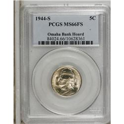 1944-S 5C MS66 Full Steps PCGS. Ex: Omaha Bank Hoa