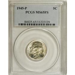 1945-P 5C MS65 Full Steps PCGS. PCGS Population (0