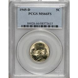 1945-D 5C MS66 Full Steps PCGS. PCGS Population (5