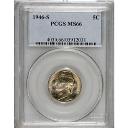 1946-S 5C MS66 PCGS. PCGS Population (177/0). NGC
