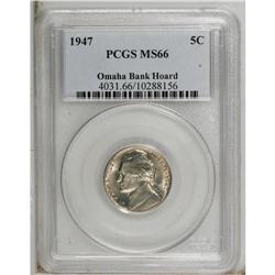 1947 5C MS66 PCGS. PCGS Population (60/0). NGC Census: