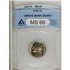 Image 1 : 1955 5C MS66 ANACS. Ex: Omaha Bank Hoard. NGC Cens