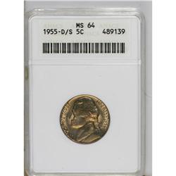 1955-D/S 5C MS64 ANACS. NGC Census: (21/46). PCGS