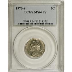 1970-S 5C MS64 Full Steps PCGS. PCGS Population (0