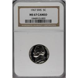 1967 5C SMS MS67 Cameo NGC. NGC Census: (120/37).