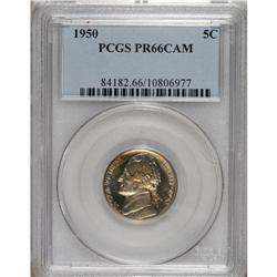 1950 5C PR66 Cameo PCGS. PCGS Population (65/33).