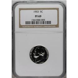 1953 5C PR69 NGC. NGC Census: (25/0). PCGS Populat