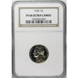 1960 5C PR68 Deep Cameo NGC. NGC Census: (13/5). P