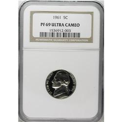 1961 5C PR69 Deep Cameo NGC. NGC Census: (6/0). PC
