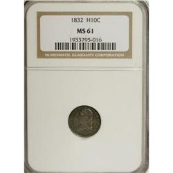 1832 H10C MS61 NGC. LM-5, R-1. NGC Census: (33/498