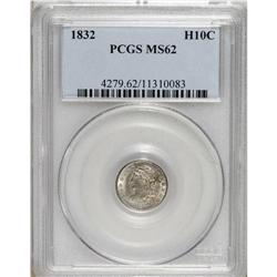 1832 H10C MS62 PCGS. PCGS Population (76/269). NGC
