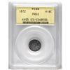 Image 1 : 1872 H10C PR63 PCGS. PCGS Population (41/61). NGC