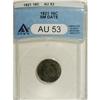 Image 1 : 1821 10C Large Date AU53 ANACS. NGC Census: (5/140