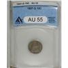 Image 1 : 1857-O 10C AU55 ANACS. NGC Census: (5/112). PCGS P