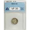 Image 1 : 1896-S 10C VF35 ANACS. NGC Census: (3/55). PCGS Po