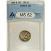 Image 1 : 1908-S 10C MS62 ANACS. NGC Census: (8/39). PCGS Po