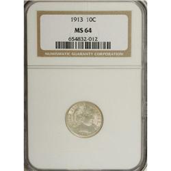 1913 10C MS64 NGC. NGC Census: (181/88). PCGS Popu