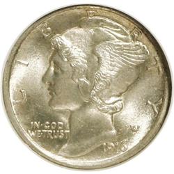 1916 10C MS66 Full Bands NGC. NGC Census: (300/96). PC