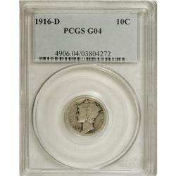 1916-D 10C G4 PCGS. PCGS Population (544/1385). NG