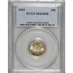 1925 10C MS64 Full Bands PCGS. PCGS Population (11