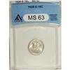1928-D 10C MS63 ANACS. NGC Census: (11/43). PCGS P