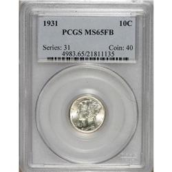 1931 10C MS65 Full Bands PCGS. PCGS Population (90