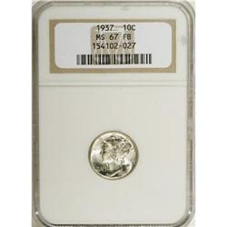1937 10C MS67 Full Bands NGC. NGC Census: (455/15)