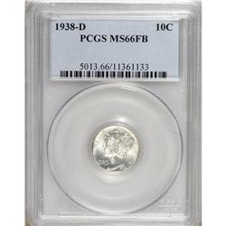 1938-D 10C MS66 Full Bands PCGS. PCGS Population (