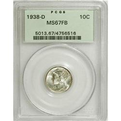 1938-D 10C MS67 Full Bands PCGS. PCGS Population (