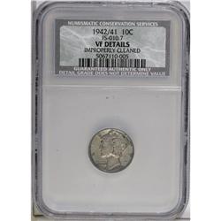 1942/1 10C VF20 NCS. NGC Census: (198/960). PCGS Popul