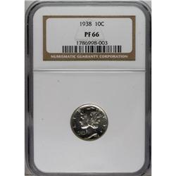 1938 10C PR66 NGC. NGC Census: (551/209). PCGS Pop