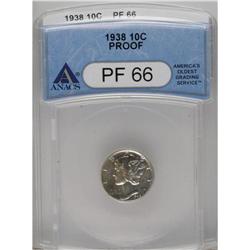 1938 10C PR66 ANACS. NGC Census: (554/209). PCGS P