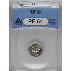1939 10C PR64 ANACS. NGC Census: (105/1442). PCGS