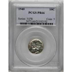 1940 10C PR66 PCGS. PCGS Population (812/307). NGC
