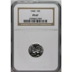 1940 10C PR67 NGC. NGC Census: (249/31). PCGS Popu