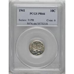 1941 10C PR66 PCGS. PCGS Population (975/300). NGC
