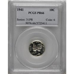 1941 10C PR66 PCGS. PCGS Population (975/300). NGC