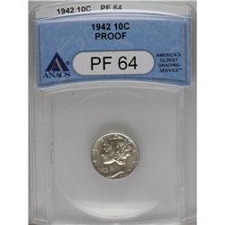 1942 10C PR64 ANACS. NGC Census: (436/2788). PCGS