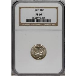 1942 10C PR66 NGC. NGC Census: (1274/648). PCGS Po
