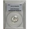 1961 10C MS65 Full Bands PCGS. Ex: Omaha Bank Hoar