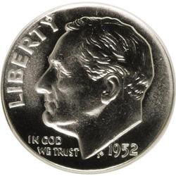 1952 10C PR69 NGC. NGC Census: (12/0). PCGS Population