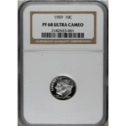 1959 10C PR68 Deep Cameo NGC. NGC Census: (14/2).